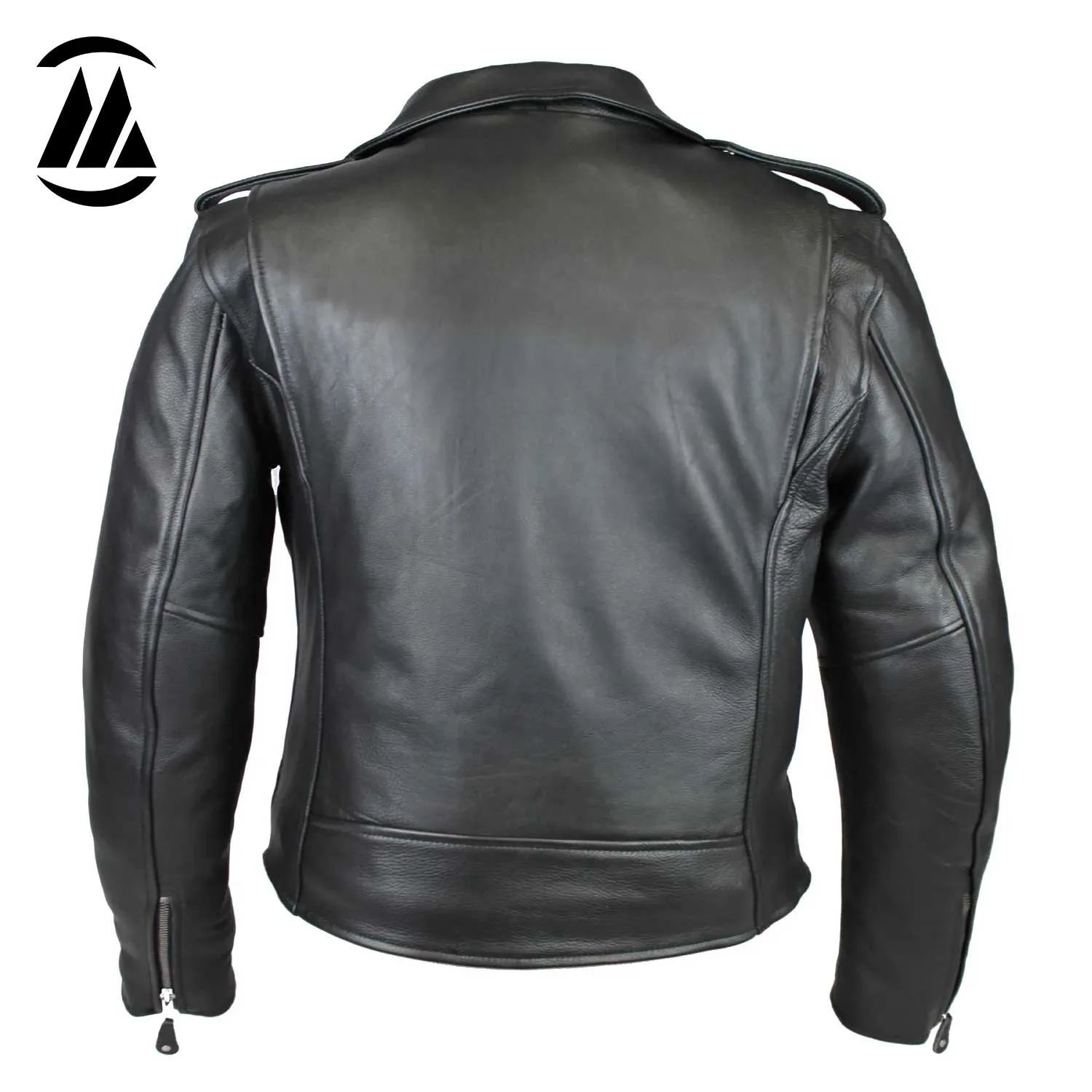 very soft natural grain leather jacket