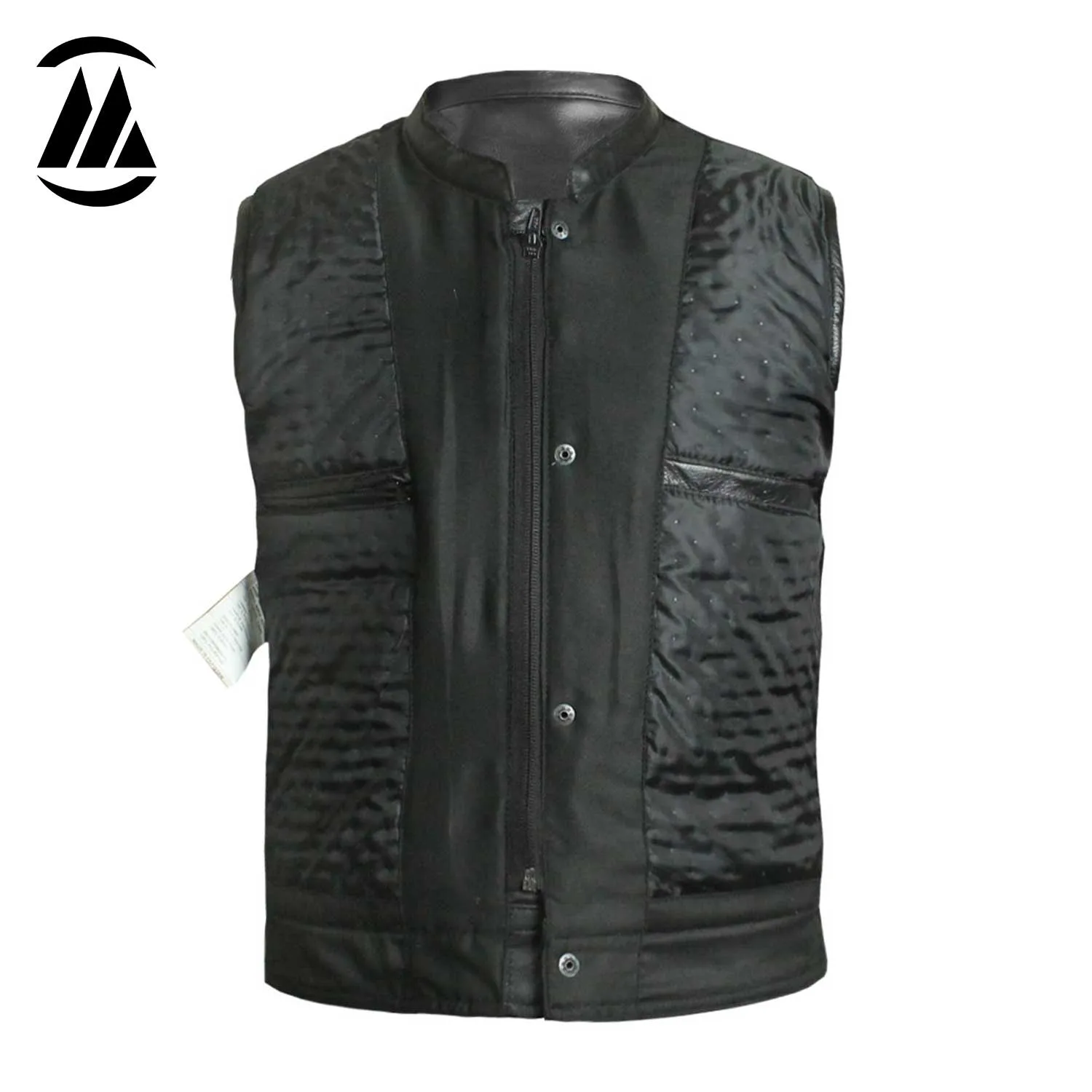 Dual Closure System Snap fasteners, YKK zipper, Multiple Pockets, and Adjustable Fit with Waist tabs with snap buttons.