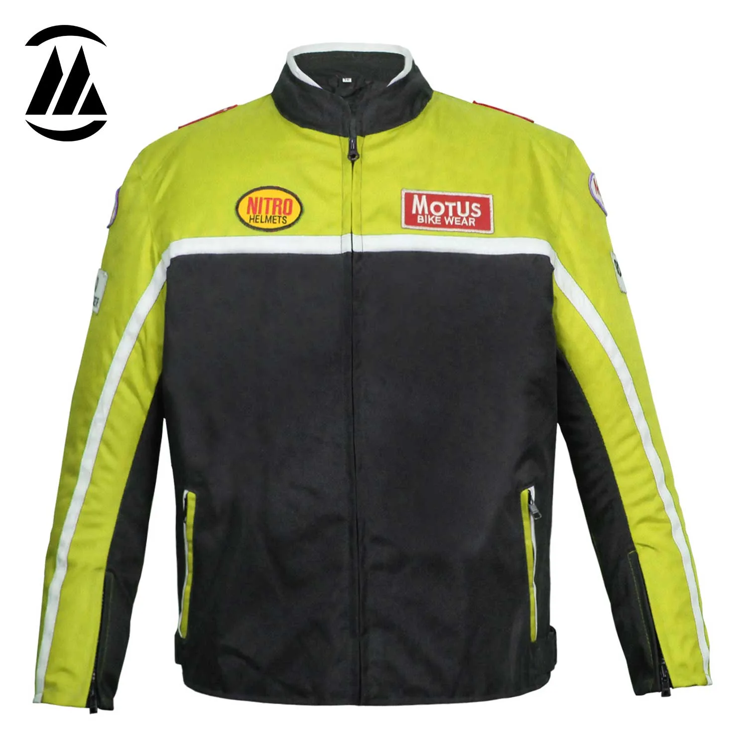 Bambino Fluorescent yellow Motorcycle Jacket