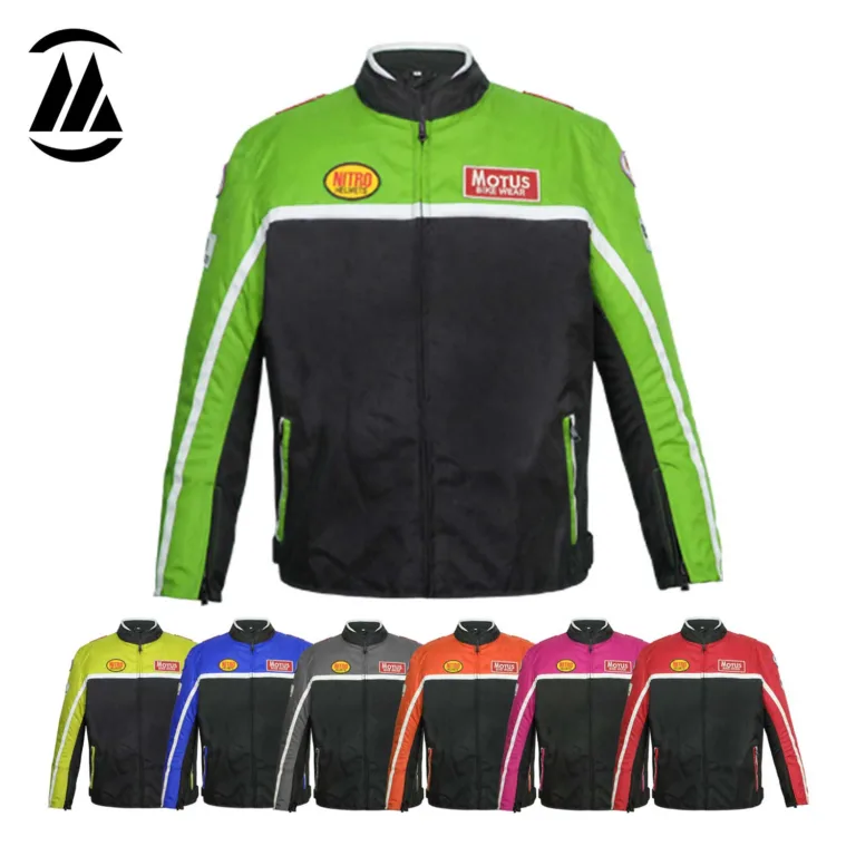 Bambino Childrens Motorbike Green Jacket