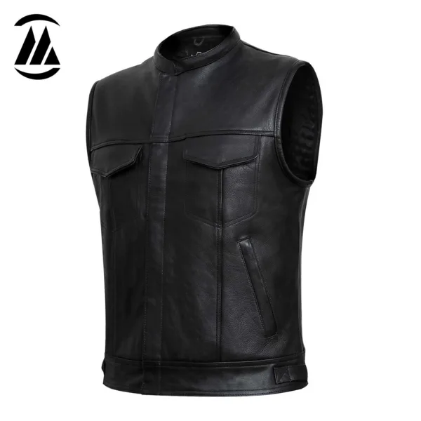 Cow Leather Vest Men