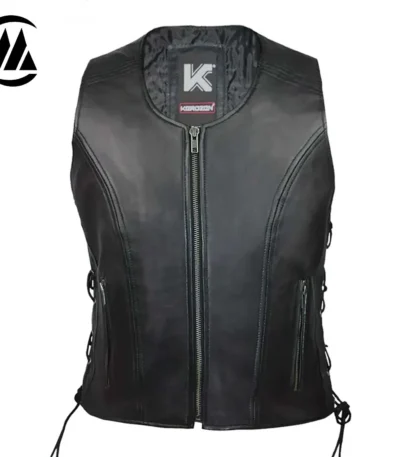 Leather Vest Women
