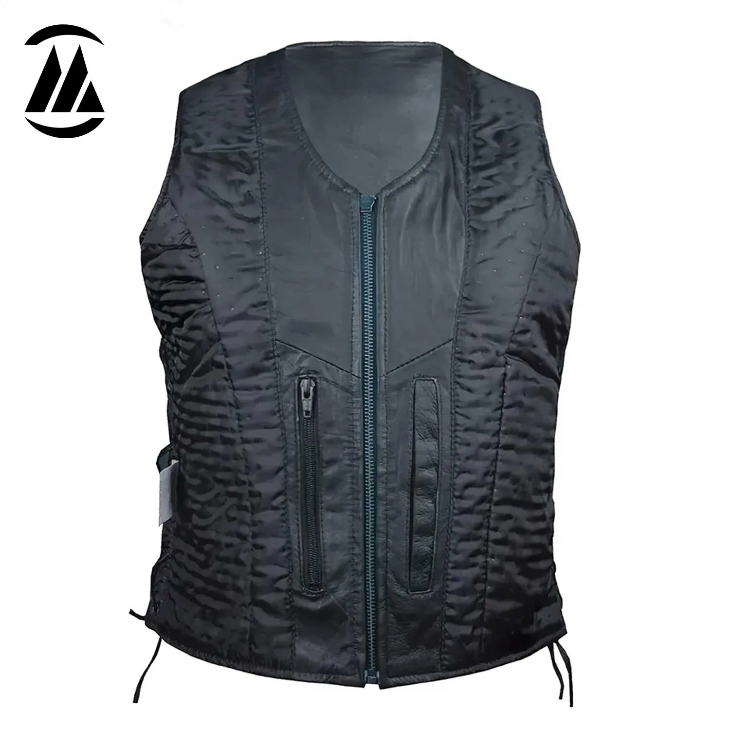 Kate Leather Women Vest - Image 10