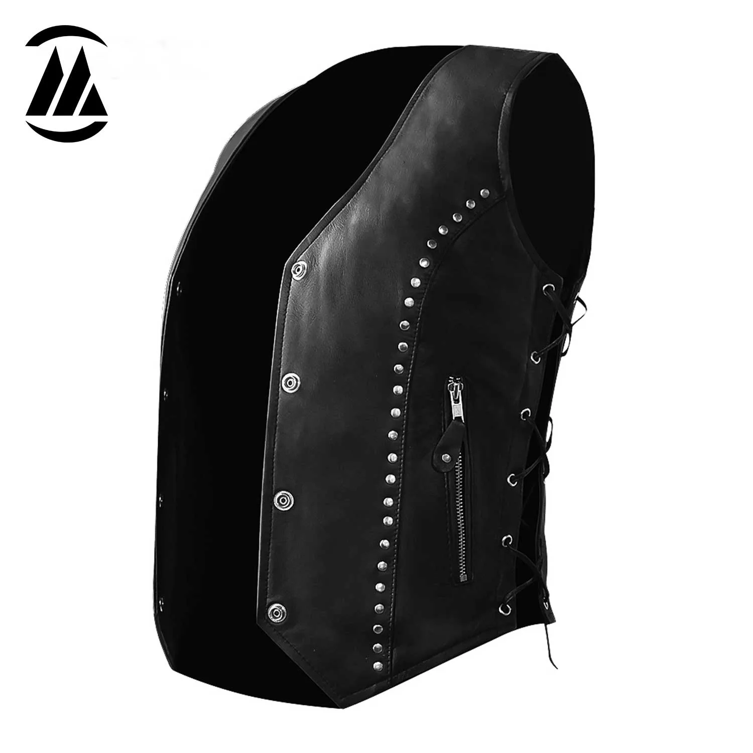 Nathalie Women's Leather Vest side