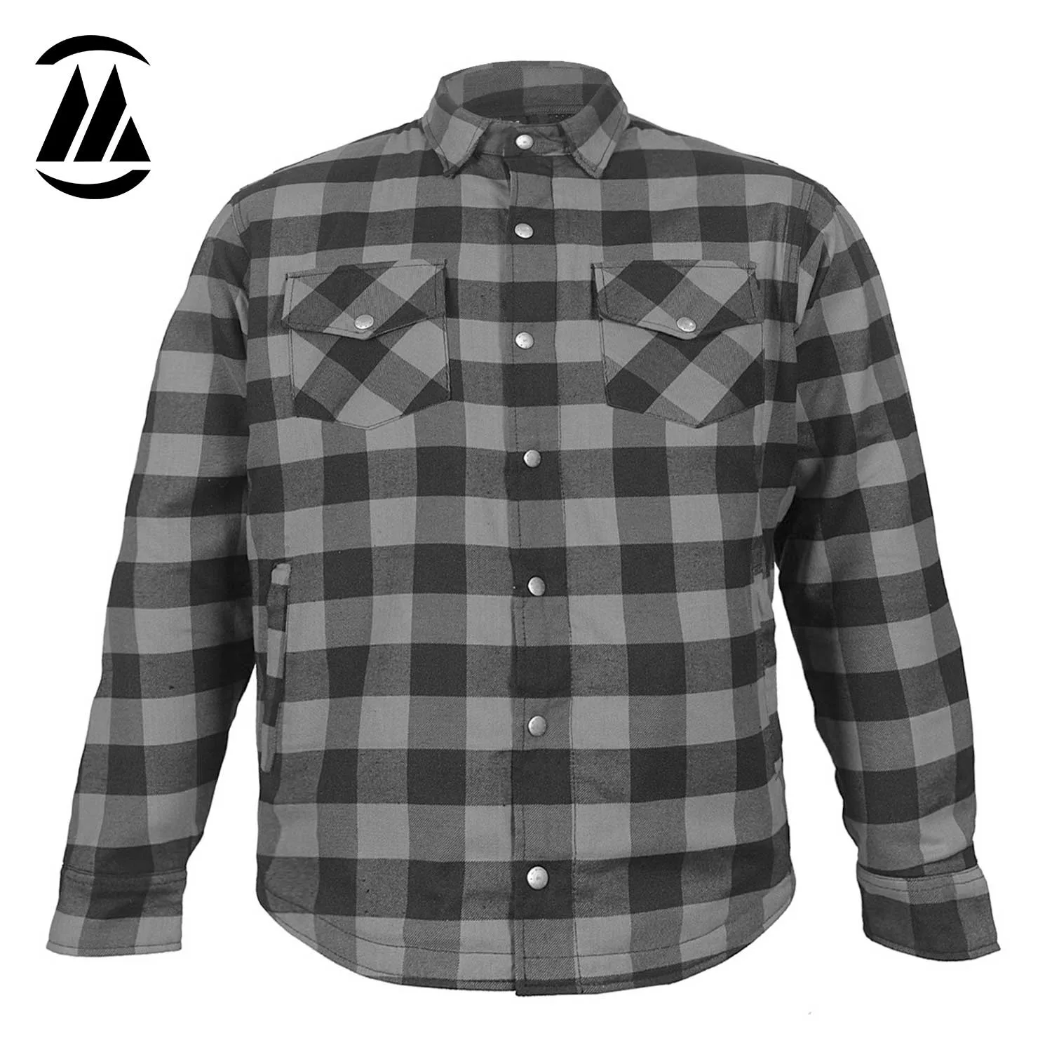 Protective Plaid Flannel Shirt for Riders