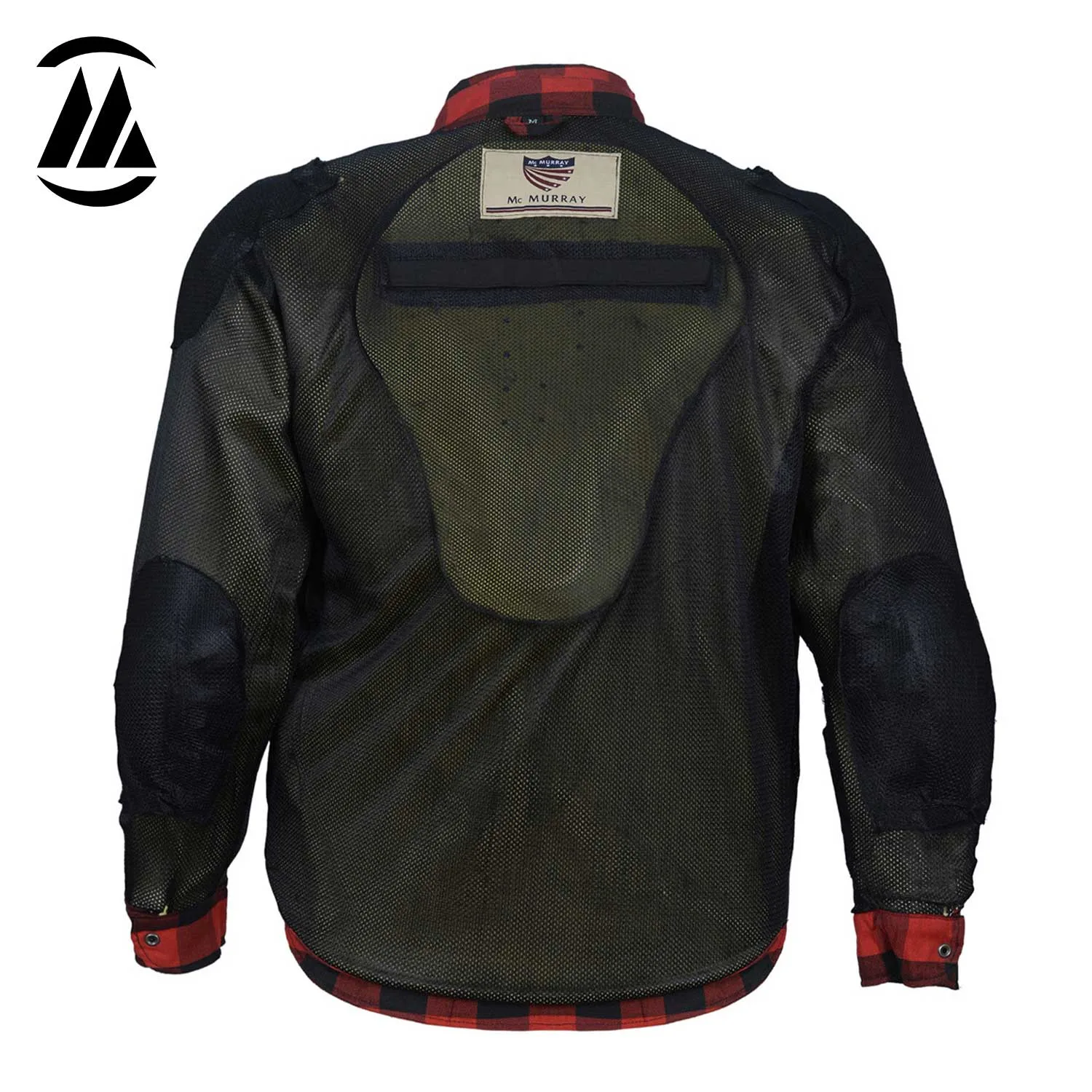 Kevlar MotorBike Flannel Red shirt - Image 11