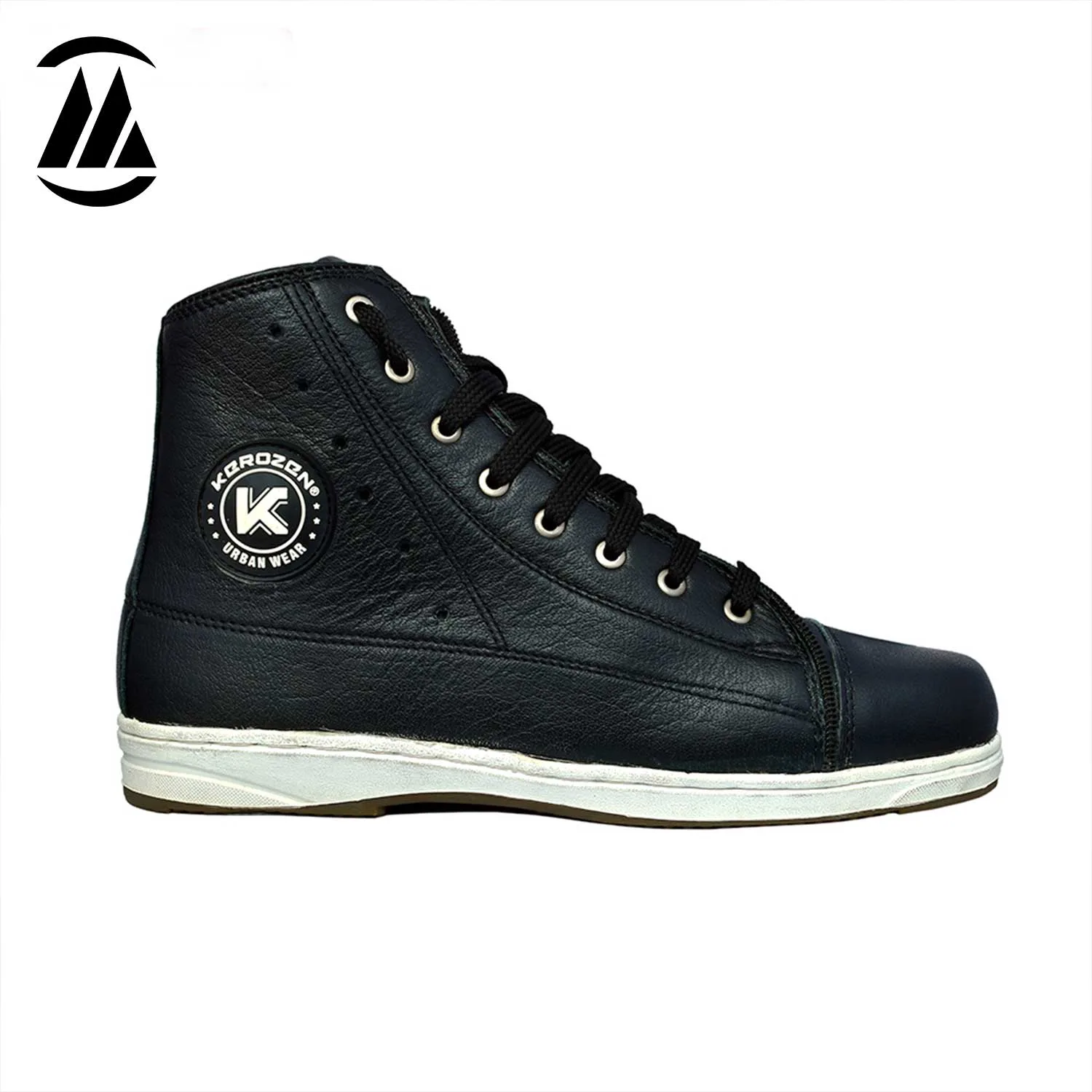 Unisex Leather Motorbike Sneakers - Image 3
