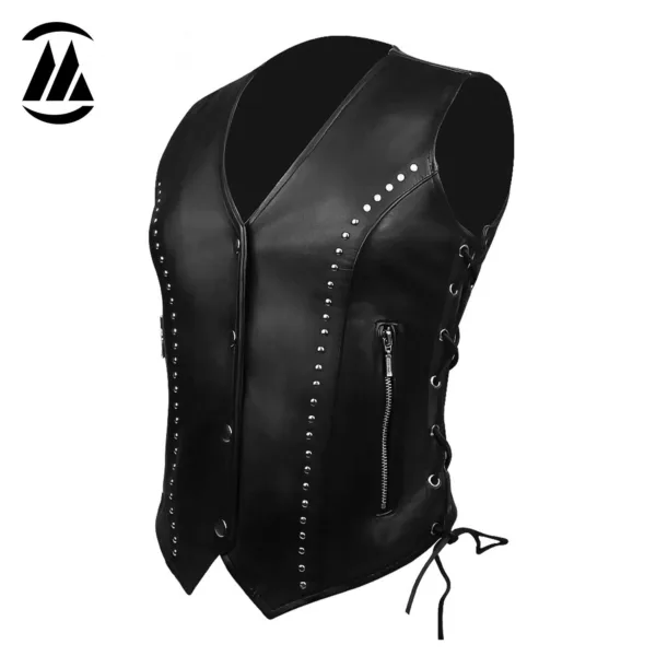 Women's Leather Vest