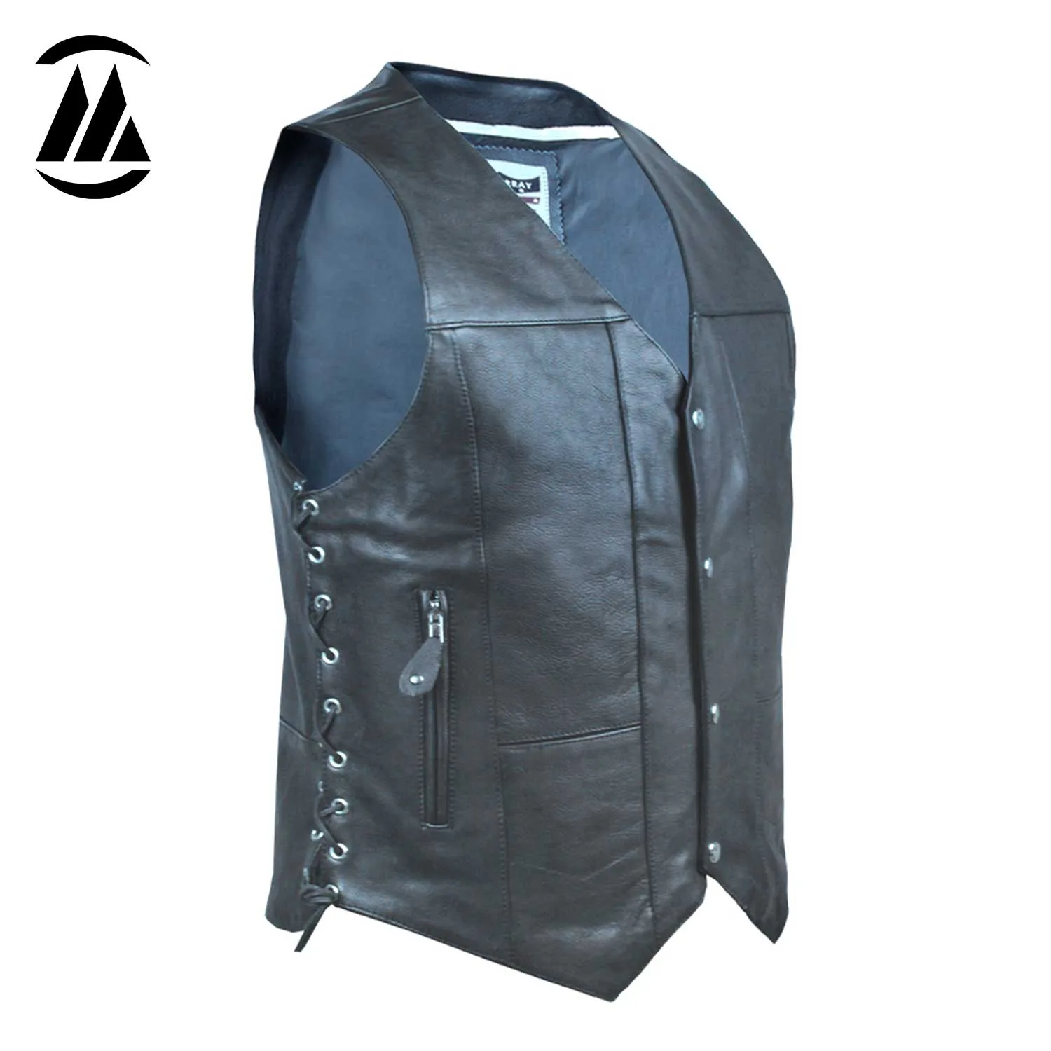 Cowhide Motorcycle Riding Vest