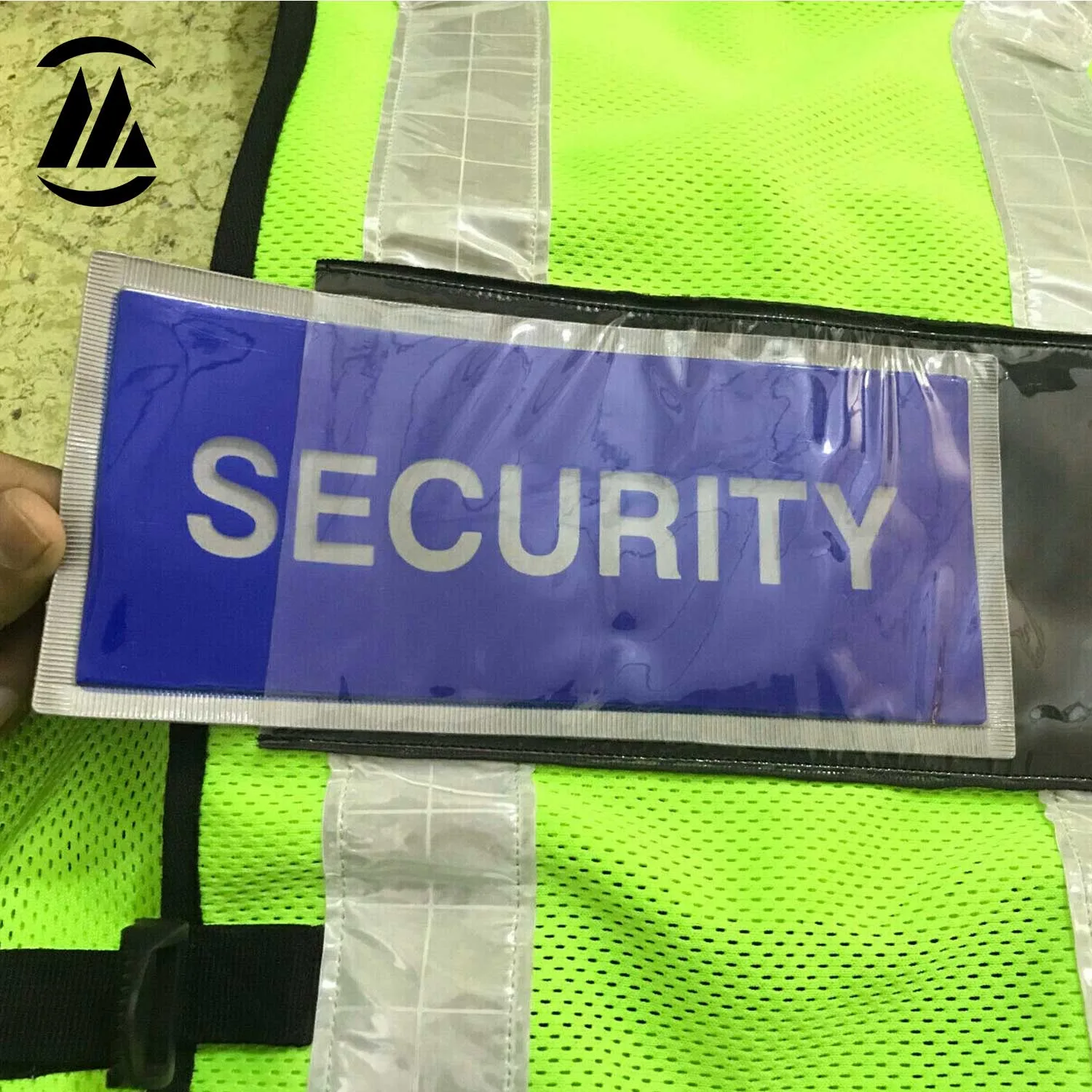 Velcro badge panel